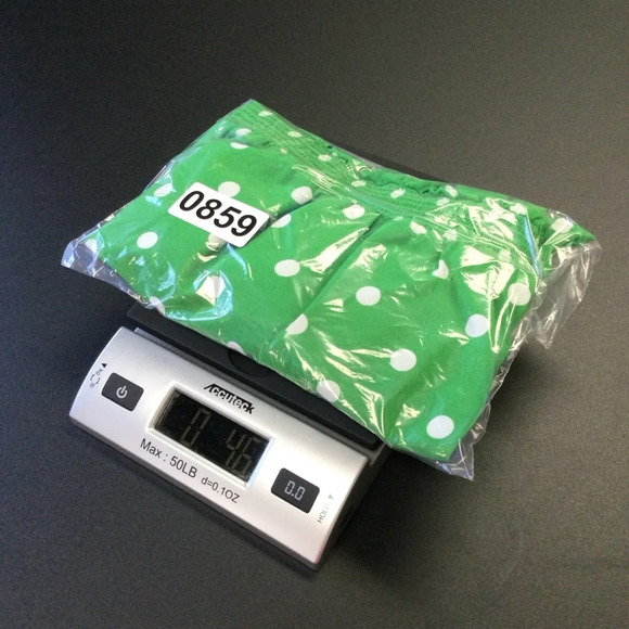 Girls' Janie and Jack Dress, Size 4, Green & White Polka Dot - Picture 9 of 10